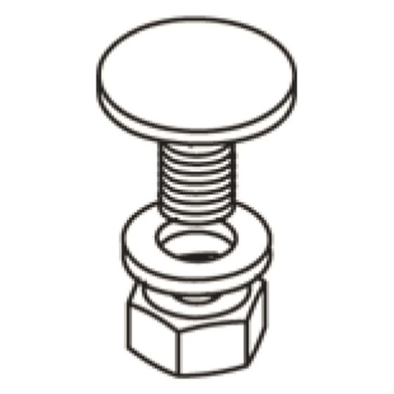 Legrand Befestigungsset M10x25, M10x25mm, Stahl, Feuerverzinkt, 616010