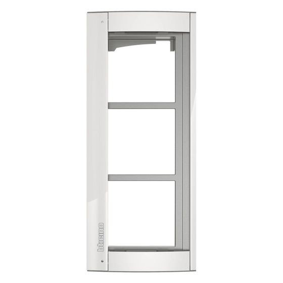 Legrand BTicino Abdeckrahmen SFERA, 3 Module, Aufputz, 327x138x15mm, Allwhite, 350232