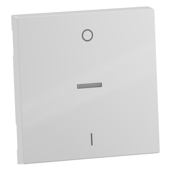 Legrand Wippe SEANO für 2-poligen Ausschalter, 56x56x5,7mm, Thermoplast, Ultraweiß, 765110
