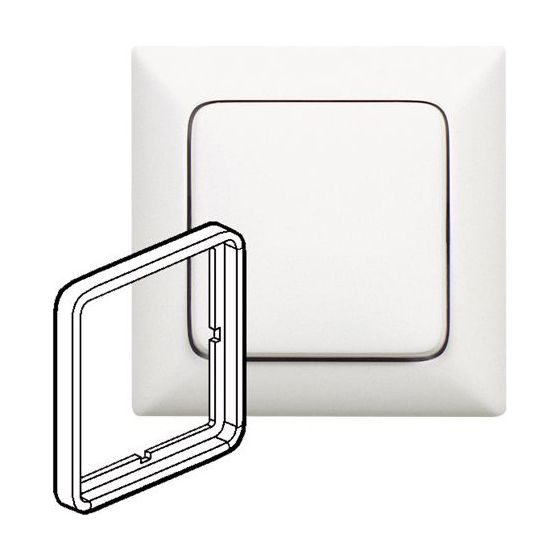 Legrand Zwischenring Creo 50x50mm, Ultraweiß, 776295