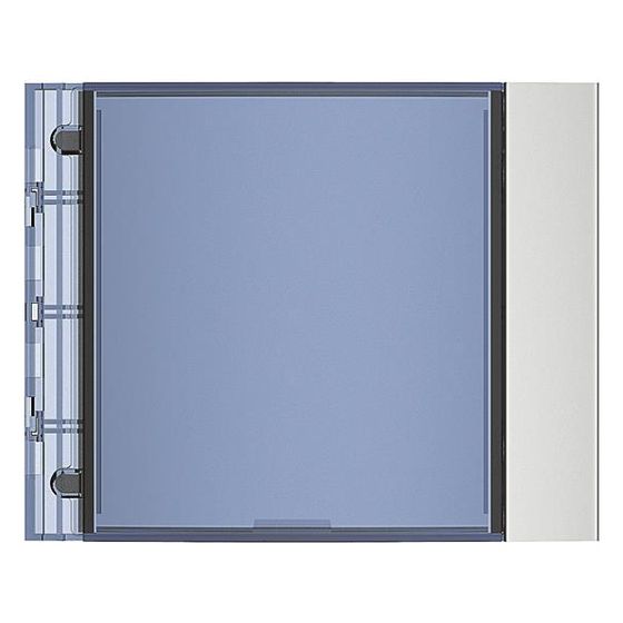 Legrand BTicino Frontblende Infomodul SFERA 352201, 114x91x10mm, Thermoplast, Aluminium