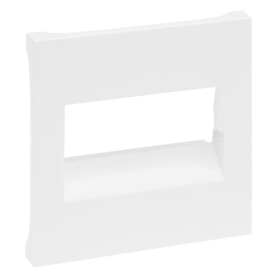 Legrand Abdeckung RJ45 SEANO Zentralplatte, Unterputz, Kunststoff, Ultraweiß, 765154