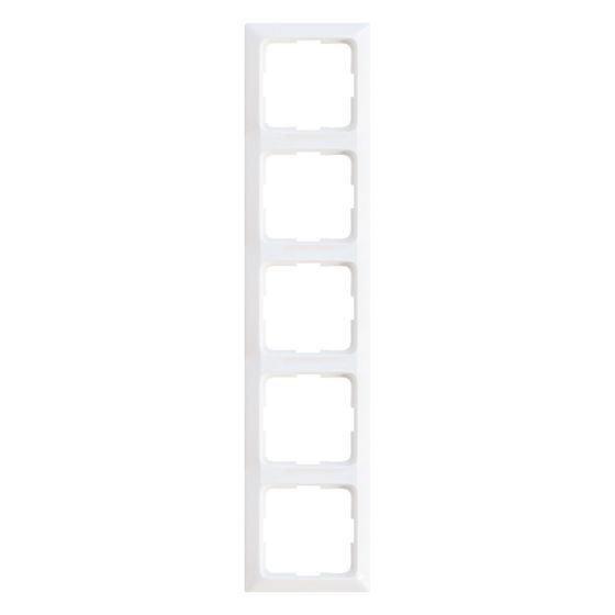 Legrand Rahmen 5-fach Creo, 82x366x10mm, Kunststoff, Ultraweiß, 776205