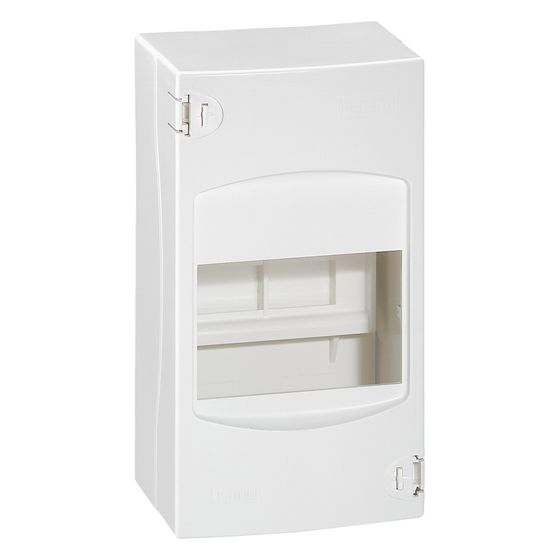 Legrand Aufputz-Kleinverteiler Ekinoxe, IP30, 4 Module, 160x90x74mm, Kunststoff, Signalweiß