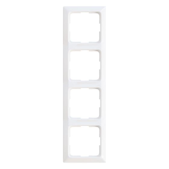 Legrand Rahmen 4-fach Creo, 82x295x10mm, Kunststoff, Ultraweiß, 776204