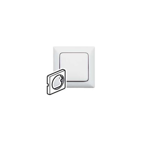 Legrand Universal-Abdeckung Creo, 46,5mm, Kunststoff, Ultraweiß, 776219