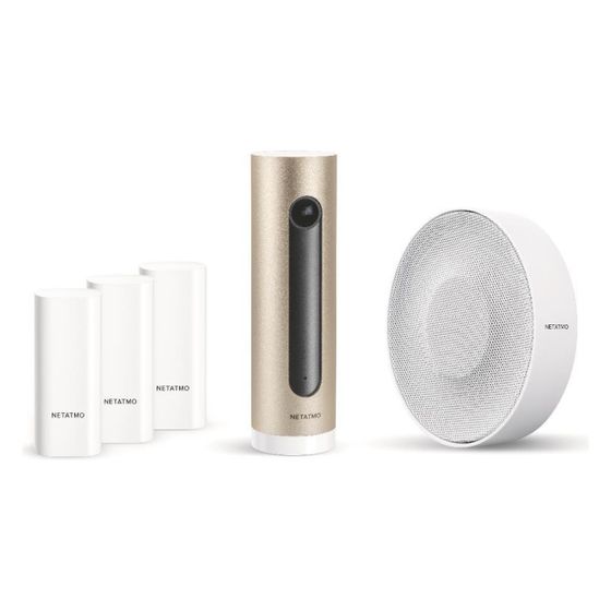 Legrand Netatmo Smarte Alarmanlage NBU-AS-PRO, 4 Megapixel, 8 GB, 165x65x65mm