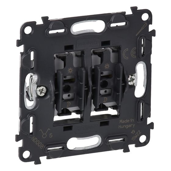 Legrand Serienschalter Valena In Matic, 10AX, 250V, Unterputz, 74,7x74,7x37,2mm, 752005