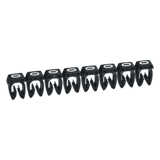 Legrand Kennzeichnungssystem CAB 3 Ziffer 0, 0,5-1,5mm2, 5x3mm, Kunststoff, Schwarz, 038210