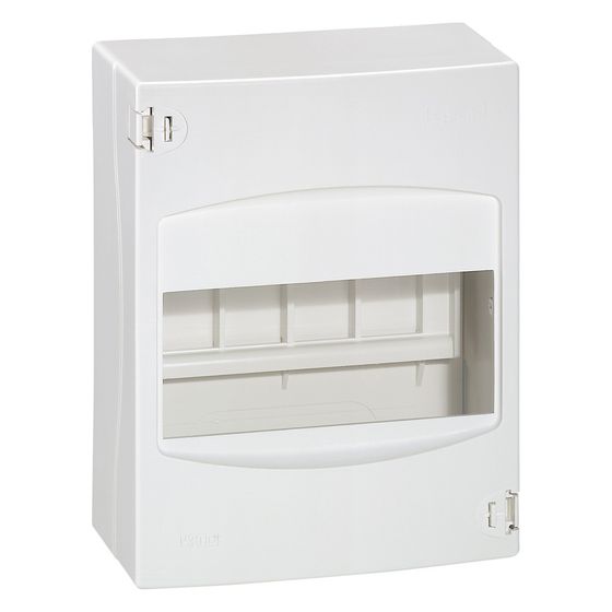 Legrand Aufputz-Kleinverteiler Ekinoxe, 6 Module, IP30, 160x128x74mm, Kunststoff, Signalweiß, 001306