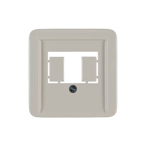 Legrand Abdeckung TAE Creo, Zentralplatte, Unterputz, Kunststoff, Mandelweiß, 776091