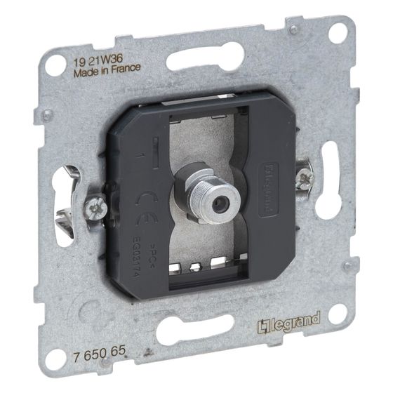 Legrand Antennen-Stichdose SEANO 765065, 1,5 dB, 0-2.400 MHz, Kunststoff, Glänzend