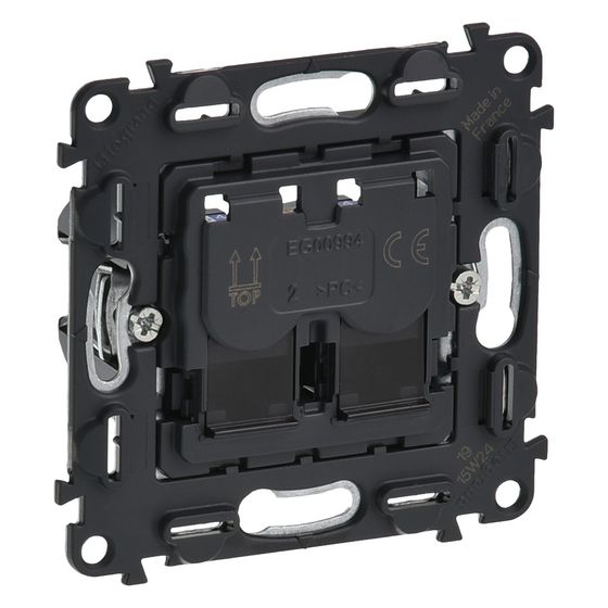 Legrand Datendose Valena In'Matic 2xRJ45, Kategorie 6A STP, Unterputz, weiß, 753049