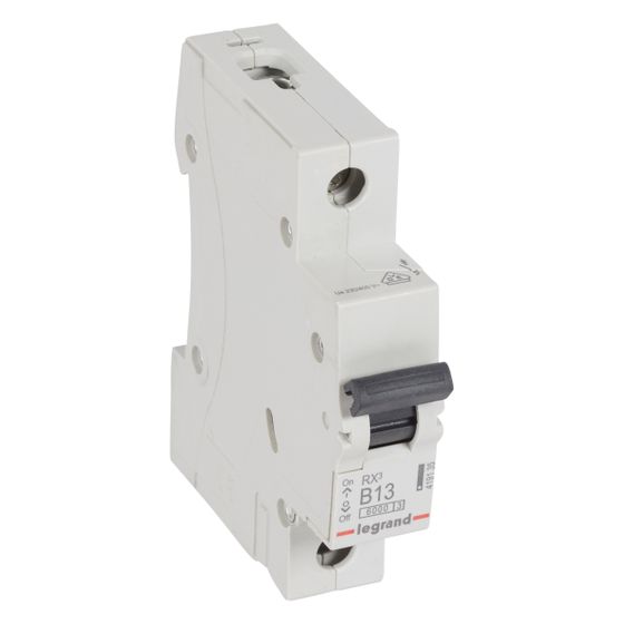 Legrand Leitungsschutzschalter RX3, 13A, 1-polig, 6kA, 230V, 1TE, Grau
