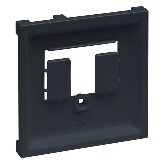 Legrand Abdeckung SEANO für TDO/TAE, Unterputz, Kunststoff, Anthrazit, 765455