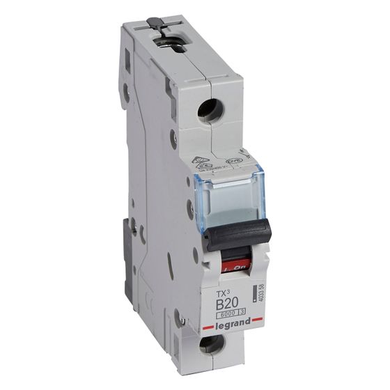 Legrand Leitungsschutzschalter TX3 B 20A, 1-polig, 6kA, 1TE, 403358