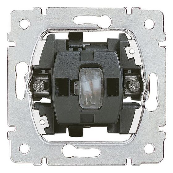 Legrand Wipptaster 775813, 10A 250V, Unterputz, Steckklemme, Kunststoff, Grau