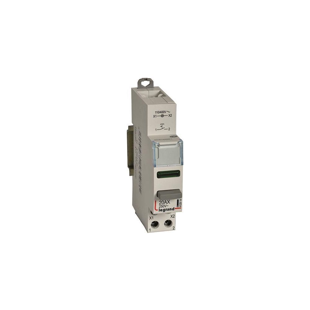 Legrand Druckschalter CX3, 20A, 1 Schließer, LED Grün, 110-400V, 1TE, 412914... LEGRAND-412914 3414970531971 (Abb. 2)