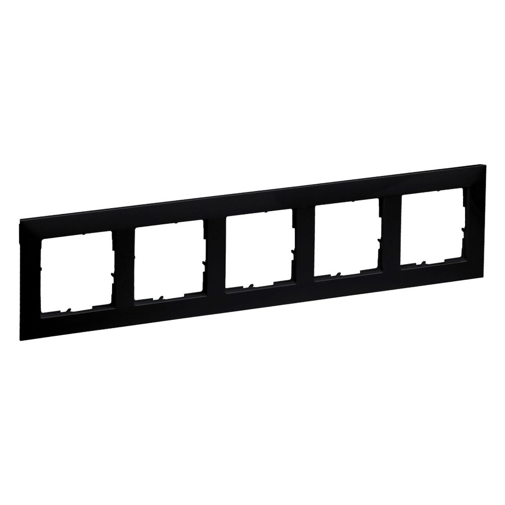 Legrand 5-fach Rahmen SEANO, 87x372mm, Kunststoff, Schwarz lackiert, 765375... LEGRAND-765375 3414972550116 (Abb. 3)