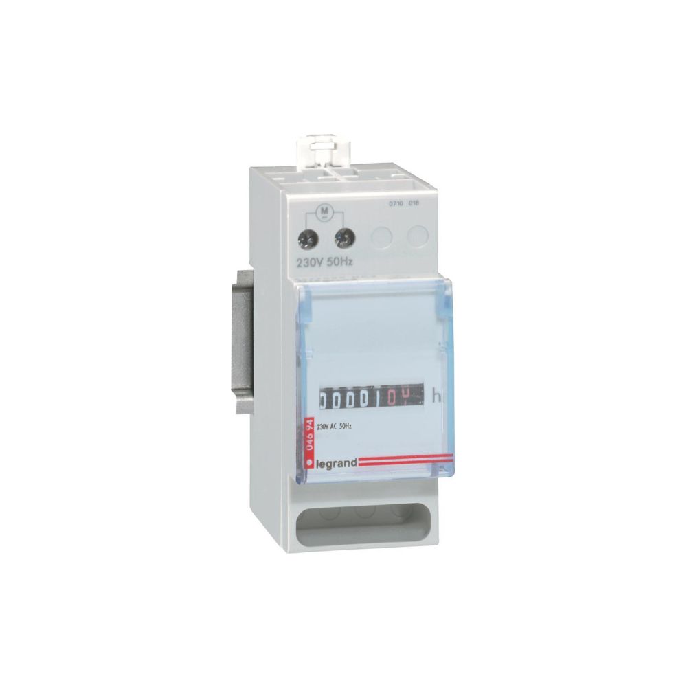 Legrand Betriebsstundenzähler Rex 2000 HC2, 230V, 50Hz, 2 TE, IP2X, 004694... LEGRAND-004694 4010957046941 (Abb. 2)