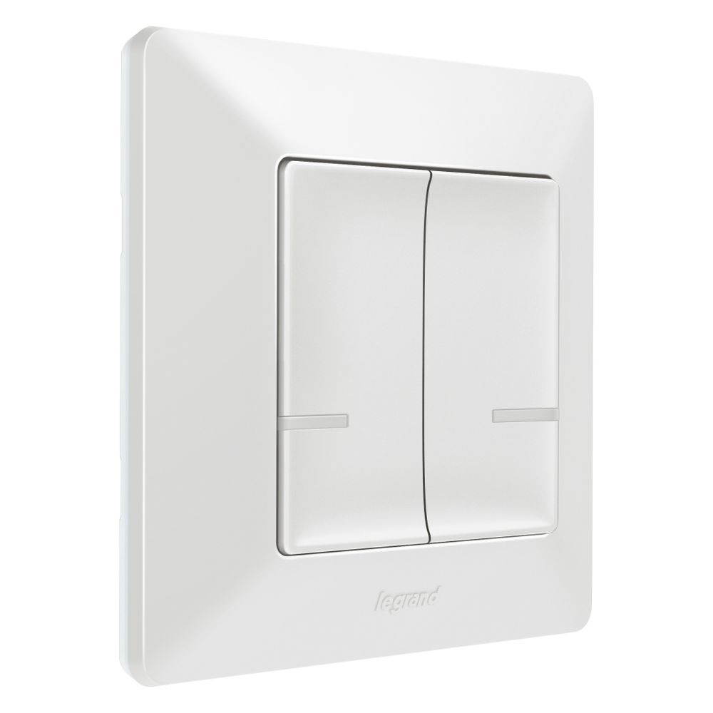 Legrand Funk-Wandsender Valena Life with Netatmo 2-fach, 2400 MHz, 185 m, IP40, 86x86x1... LEGRAND-752187 3414971154315 (Abb. 2)