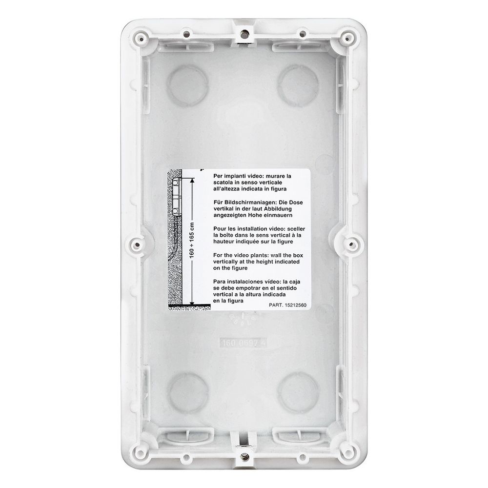 Legrand BTicino Unterputzkasten 2M, 214x117,5x45mm, Kunststoff, 350020... LEGRAND-350020 8005543446270 (Abb. 2)