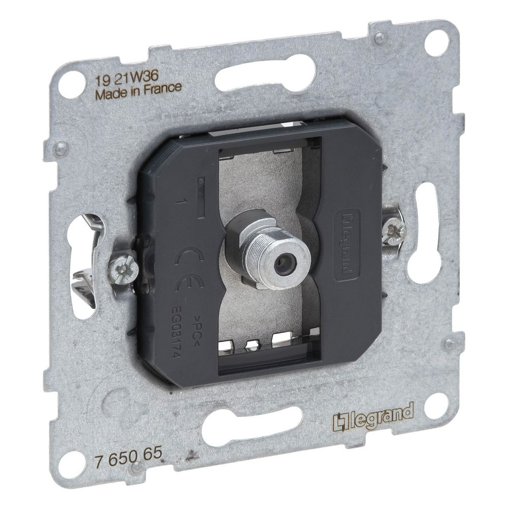 Legrand Antennen-Stichdose SEANO 765065, 1,5 dB, 0-2.400 MHz, Kunststoff, Glänzend... LEGRAND-765065 3414972552110 (Abb. 3)