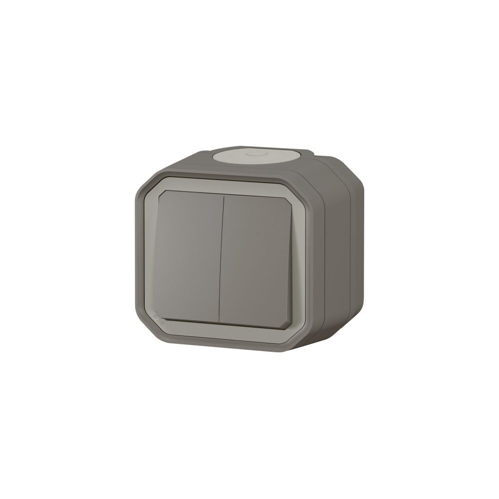 Legrand Doppelwechselschalter Plexo New 069775L, 10A, 250V, IP55, IK08, Thermoplast, A... LEGRAND-069775L 3414972110266 (Abb. 3)