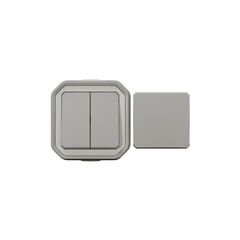 Legrand Multifunktionsschalter Plexo New, 10A, IP55, IK08, Kunststoff, Grau, 069719L... LEGRAND-069719L 3414971904224 (Abb. 2)