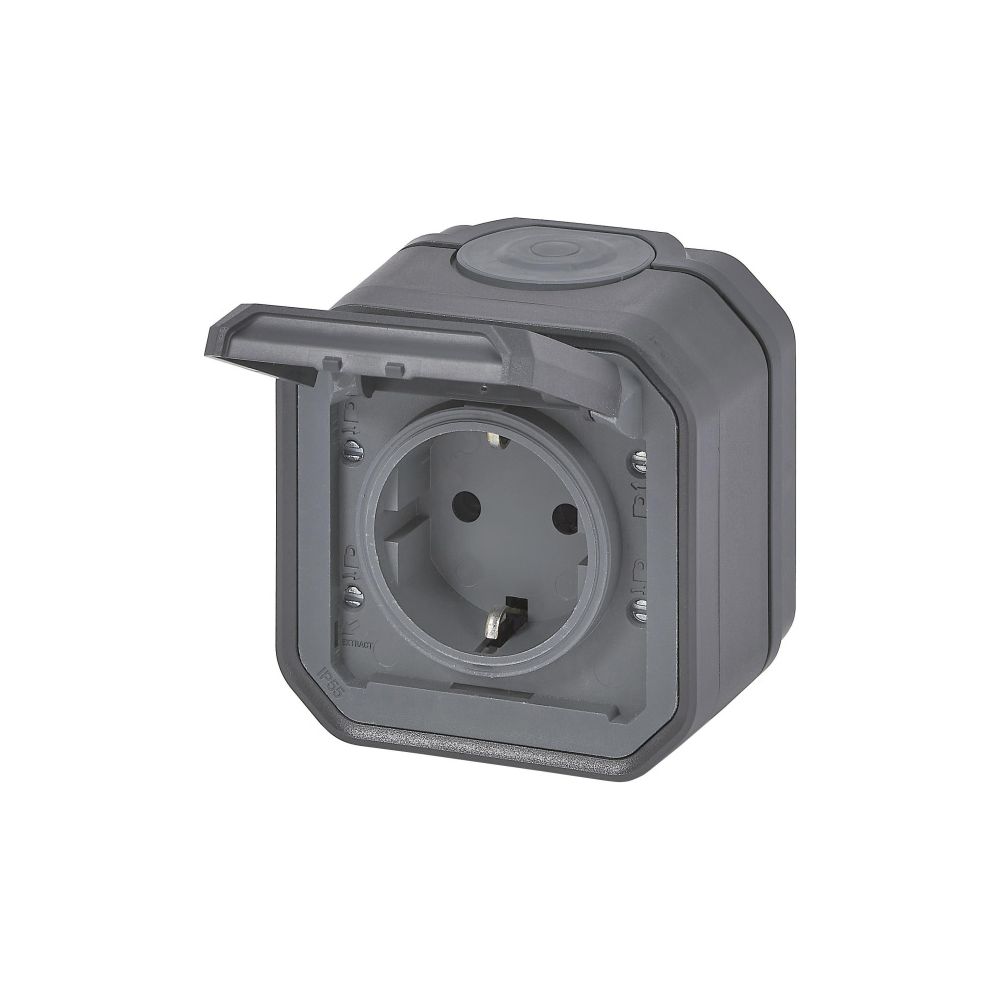 Legrand Schutzkontakt-Steckdose Plexo New, IP44, Anthrazit, 069799L... LEGRAND-069799L 3414972110587 (Abb. 3)