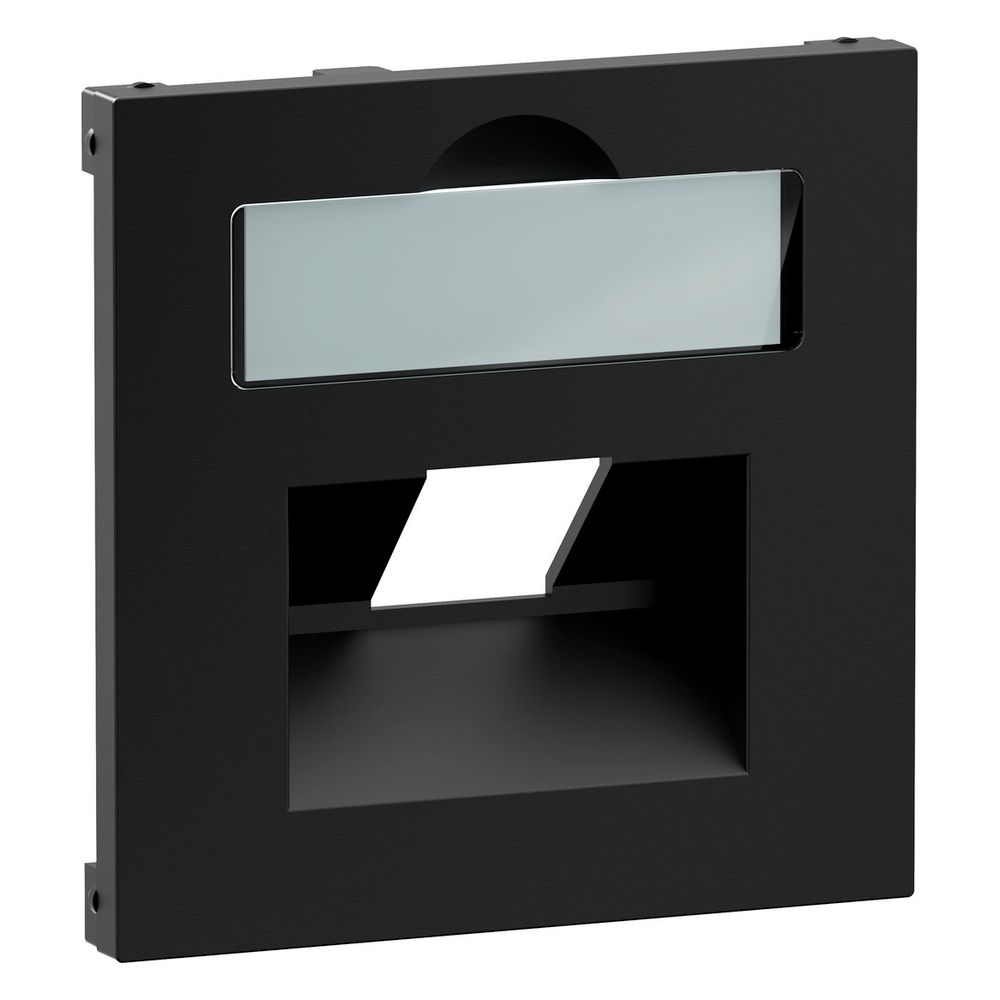 Legrand SEANO Abdeckung 1x RJ45, mit Beschriftungsfeld, Unterputz, Kunststoff, Schwarz ... LEGRAND-765358 3414972544924 (Abb. 5)