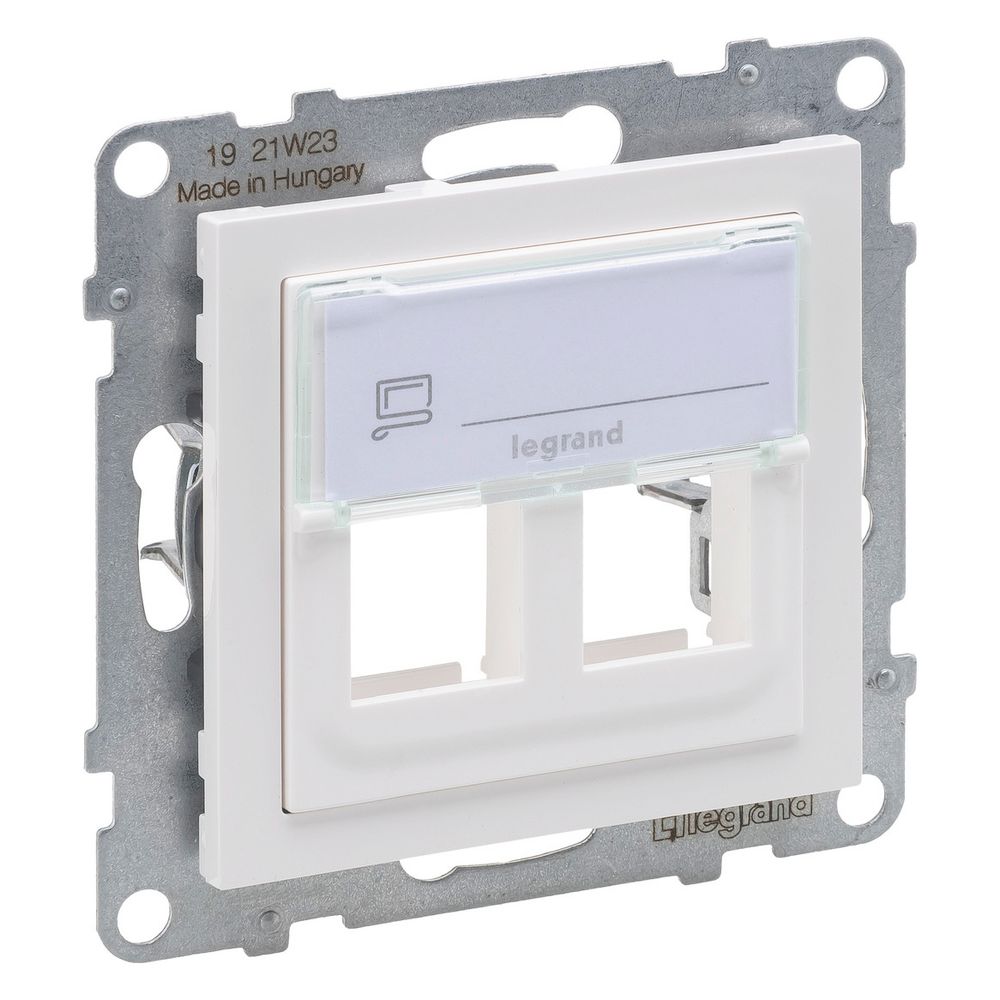 Legrand Key-Stone-Adapter SEANO 2-fach, Unterputz, Kunststoff, Ultraweiß, 765602... LEGRAND-765602 3414972541992 (Abb. 3)