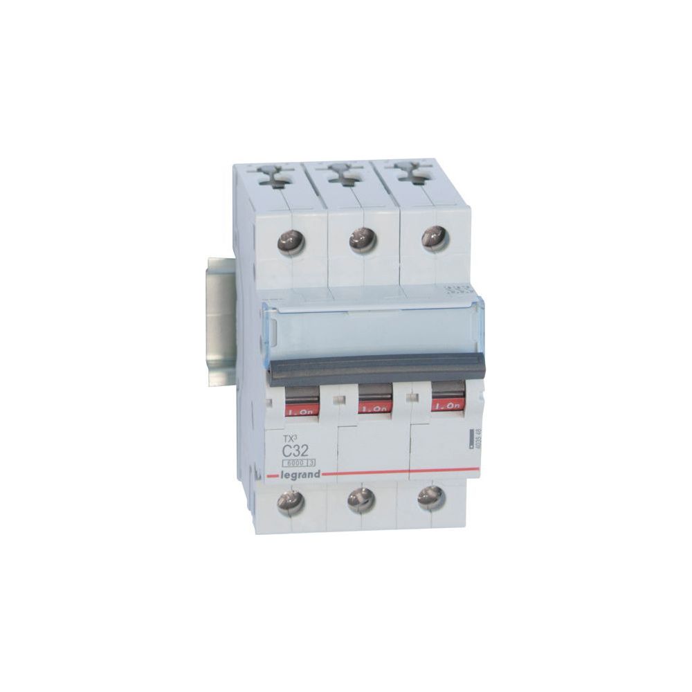 Legrand Leitungsschutzschalter TX3 403548, 32A, 3-polig, 6kA, 400V, 3TE, Grau... LEGRAND-403548 3414970389596 (Abb. 3)