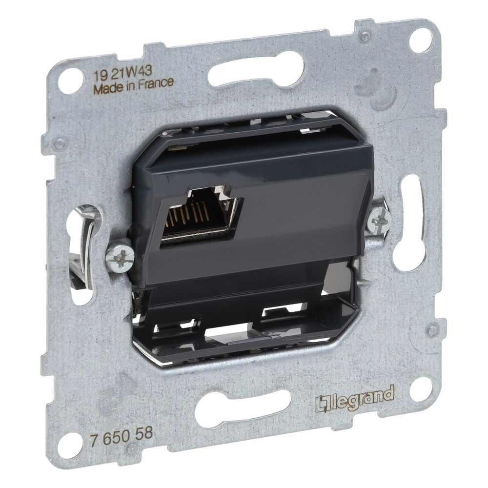 Legrand SEANO Datendose RJ45 Kat. 6A, Unterputz, 72,9x72,9x36mm, mit Staubschutz, 76505... LEGRAND-765058 3414972551915 (Abb. 3)