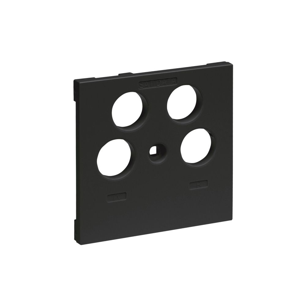 Legrand SEANO Abdeckung TV-R-SAT-SAT, Unterputz, Kunststoff, Schwarz, 765357... LEGRAND-765357 3414972545167 (Abb. 2)