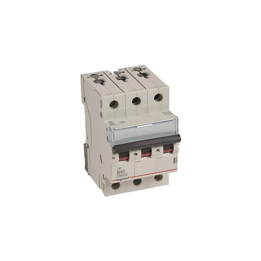Legrand Leitungsschutzschalter TX3 B 40A, 3-polig, 6kA, 400V, 3TE, Grau, 403406... LEGRAND-403406 3414970387622 (Abb. 2)