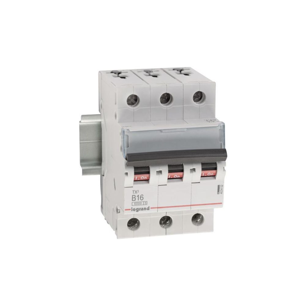 Legrand Leitungsschutzschalter TX3 B16A, 3-polig, 6kA, 400V, 3TE, Grau... LEGRAND-403402 3414970387547 (Abb. 2)