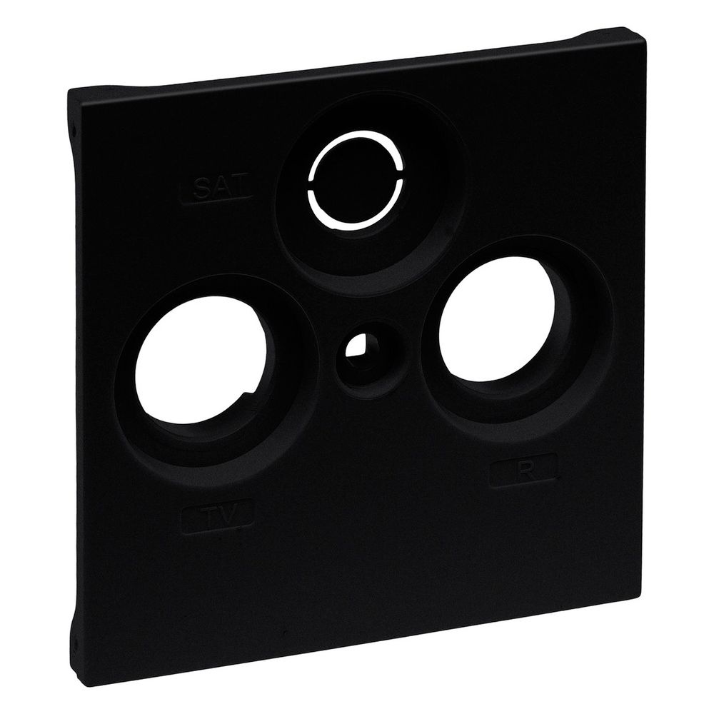 Legrand SEANO Abdeckung TV-R-SAT Zentralplatte, Kunststoff, Schwarz, 56,7x56,7x9,7mm, 7... LEGRAND-765356 3414972545044 (Abb. 3)