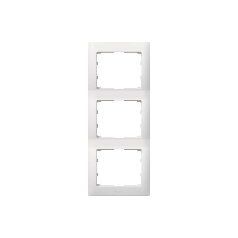 Legrand Rahmen 3-fach senkrecht Galea, 91x225x12mm, Kunststoff, Ultraweiß, 771007... LEGRAND-771007 3245067710074 (Abb. 2)