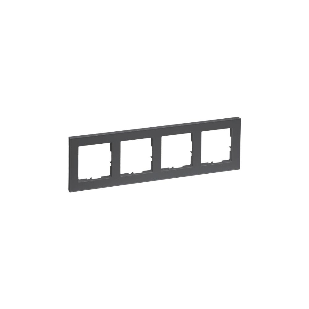 Legrand 4-fach Rahmen SEANO+, 86x300mm, Kunststoff, Anthrazit, 765484... LEGRAND-765484 3414972549141 (Abb. 2)
