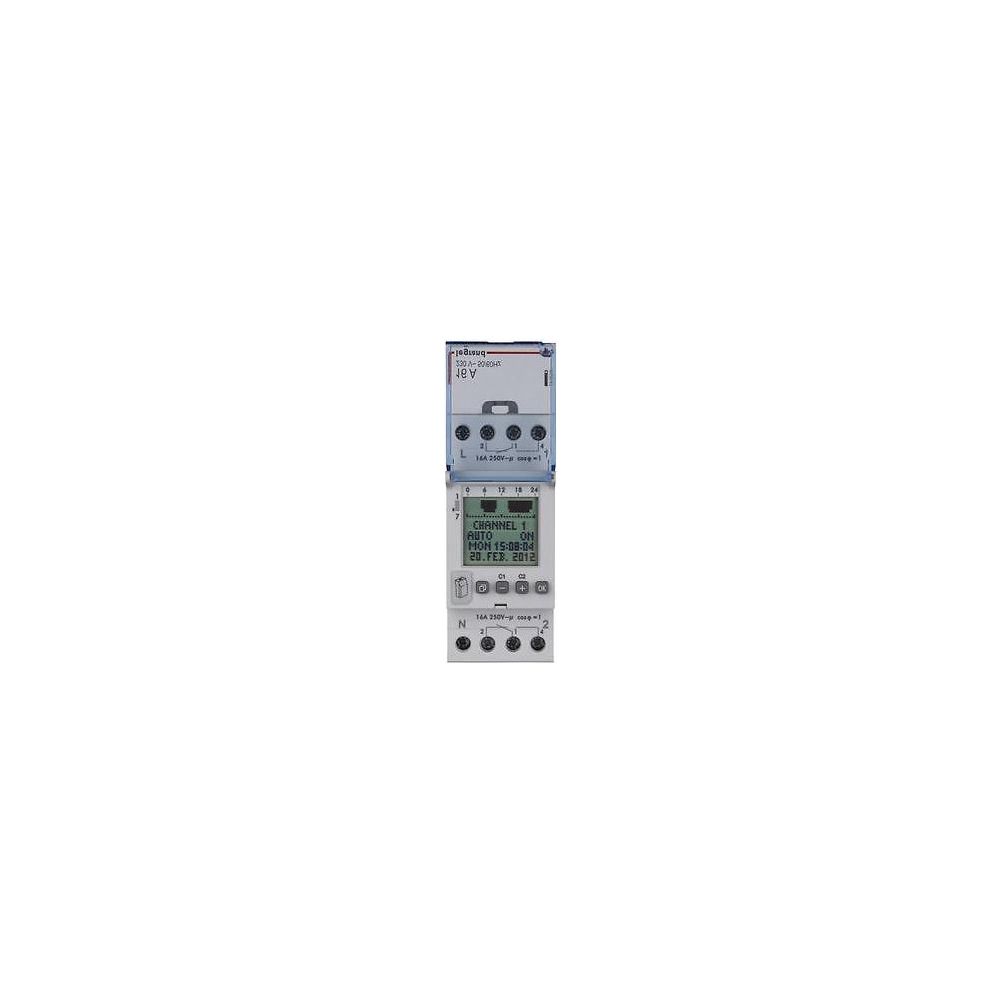 Legrand Wochenzeitschaltuhr AlphaRex³ D22, 2-Kanal, 2TE, 230V, 56 Speicherplätze, DIN-S... LEGRAND-412641 3245064126410 (Abb. 4)