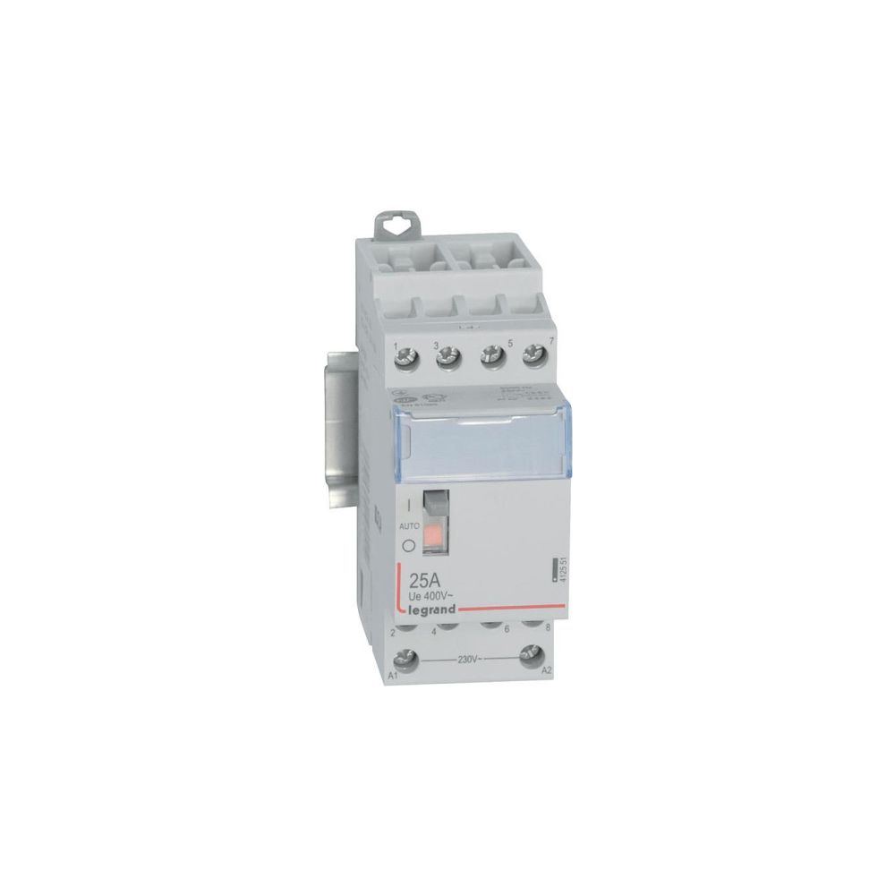 Legrand Installationsschütz CX3 4S, 230V, 25A, mit Handschalter, 2 TE, 94,9x35,6x72,6mm... LEGRAND-412551 3245064125512 (Abb. 2)