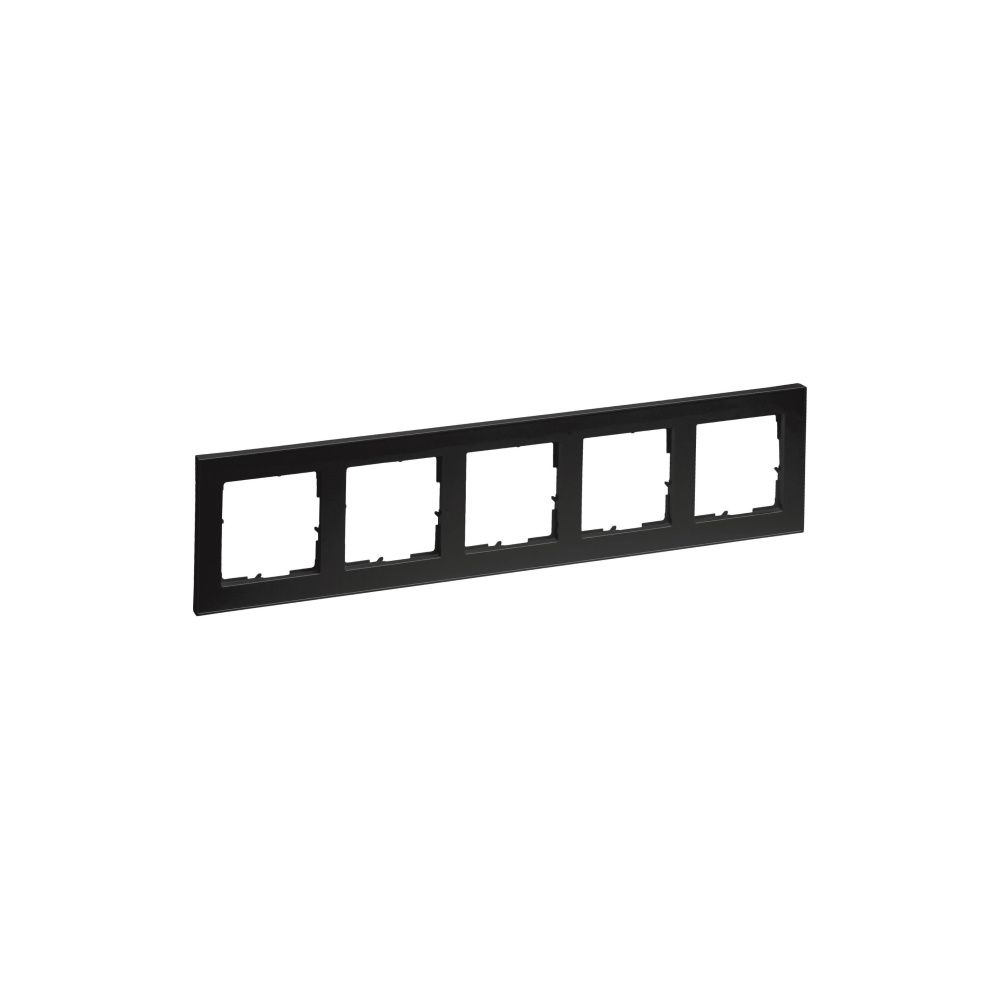 Legrand 5-fach Rahmen SEANO+, 86x371x10mm, Kunststoff, Schwarz, 765385... LEGRAND-765385 3414972549356 (Abb. 2)