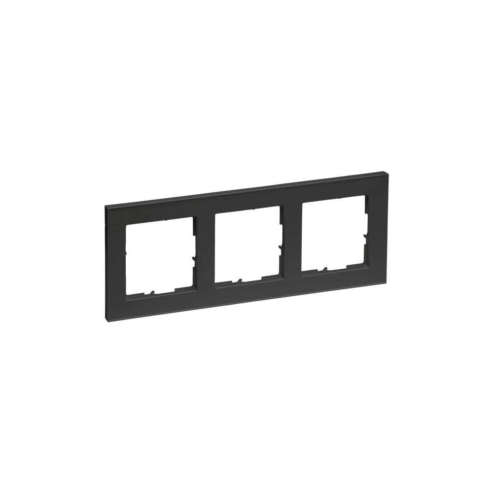 Legrand 3-fach Rahmen SEANO+, 86x228x10mm, Kunststoff, Schwarz lackiert... LEGRAND-765383 3414972548854 (Abb. 2)