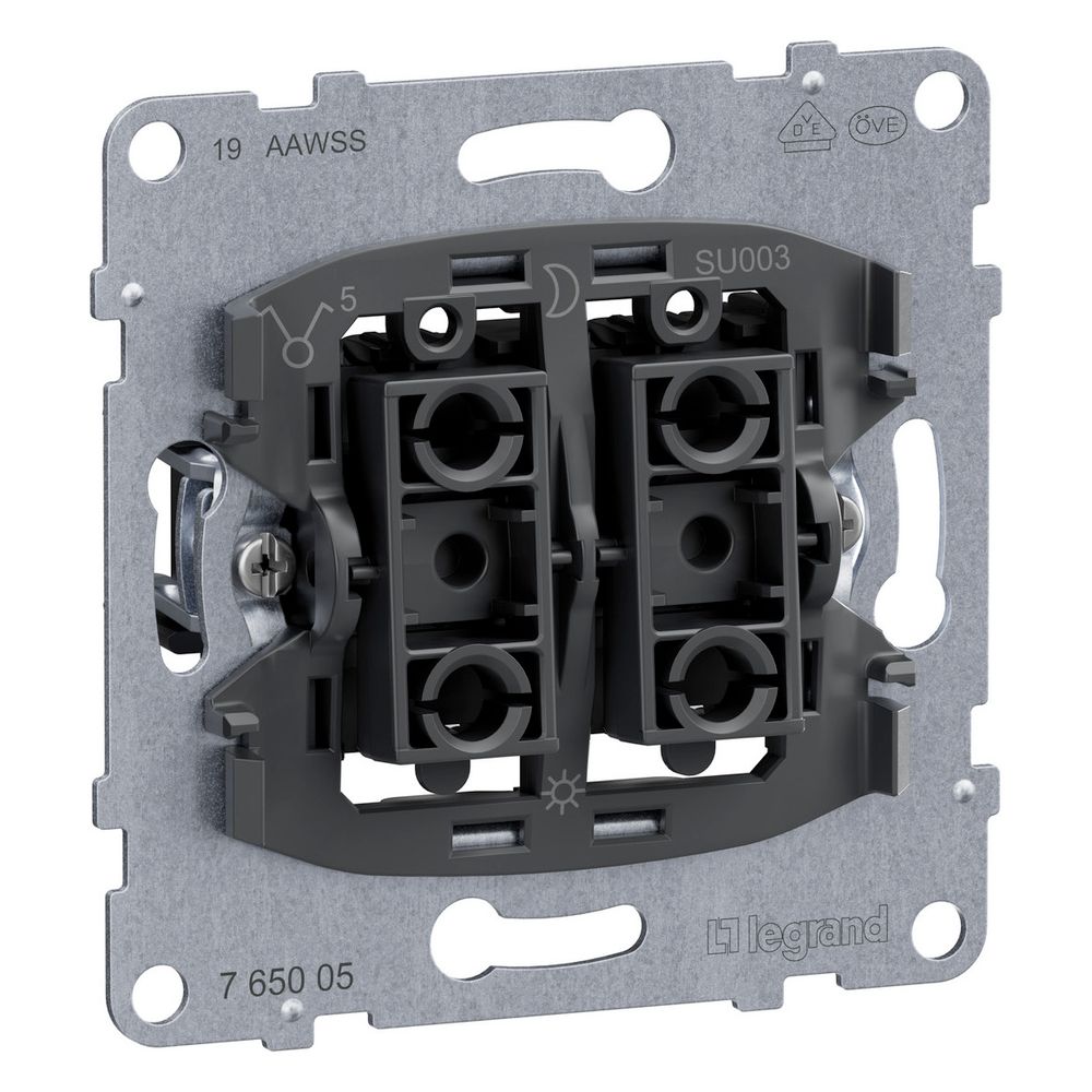 Legrand Serienschalter SEANO, 10AX, Steckklemme, Unterputz, 765005... LEGRAND-765005 3414972547000 (Abb. 5)