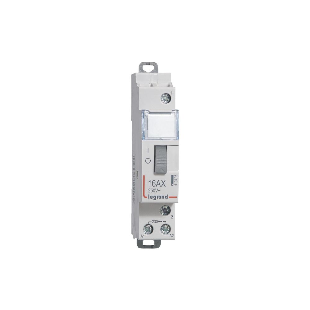 Legrand Fernschalter CX3 1-polig, 16A 250V, 1 Schließer, 1 TE, 95x17,8x70,2mm, 412408... LEGRAND-412408 3245064124089 (Abb. 2)