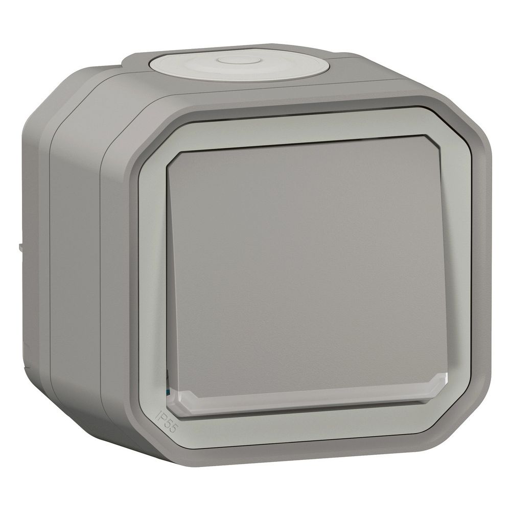 Legrand Kontrollschalter Plexo New, 10AX, IP55, IK08, Kunststoff, Grau, 069712L... LEGRAND-069712L 3414971881808 (Abb. 4)