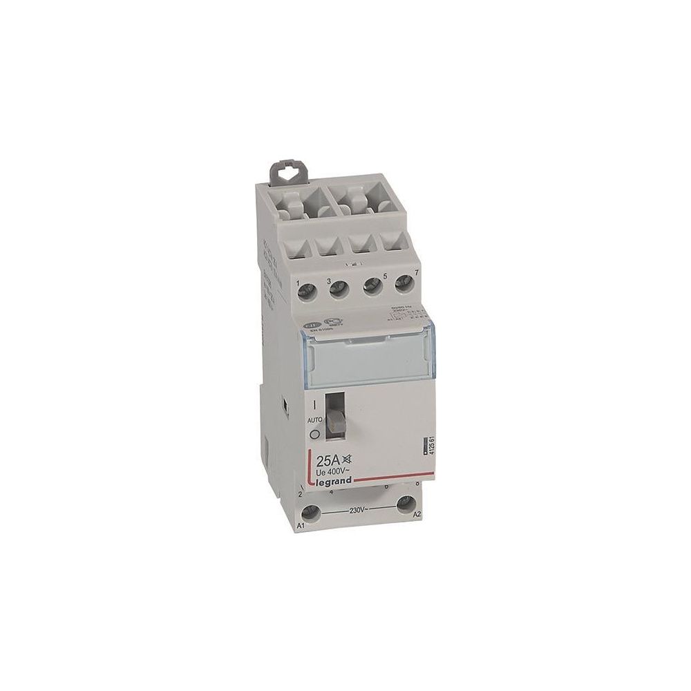 Legrand Installationsschütz CX3 412561, 230V, 25A, 4 Schließer, mit Handschalter, 2 Tei... LEGRAND-412561 3245064125611 (Abb. 2)