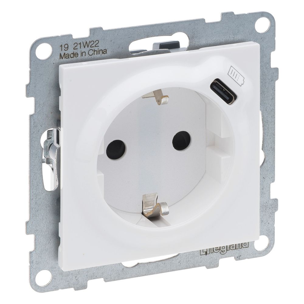 Legrand Kombinationssteckdose SEANO 765126, 16 A 250 V, Unterputz, Kunststoff, Ultrawei... LEGRAND-765126 3414972551205 (Abb. 3)