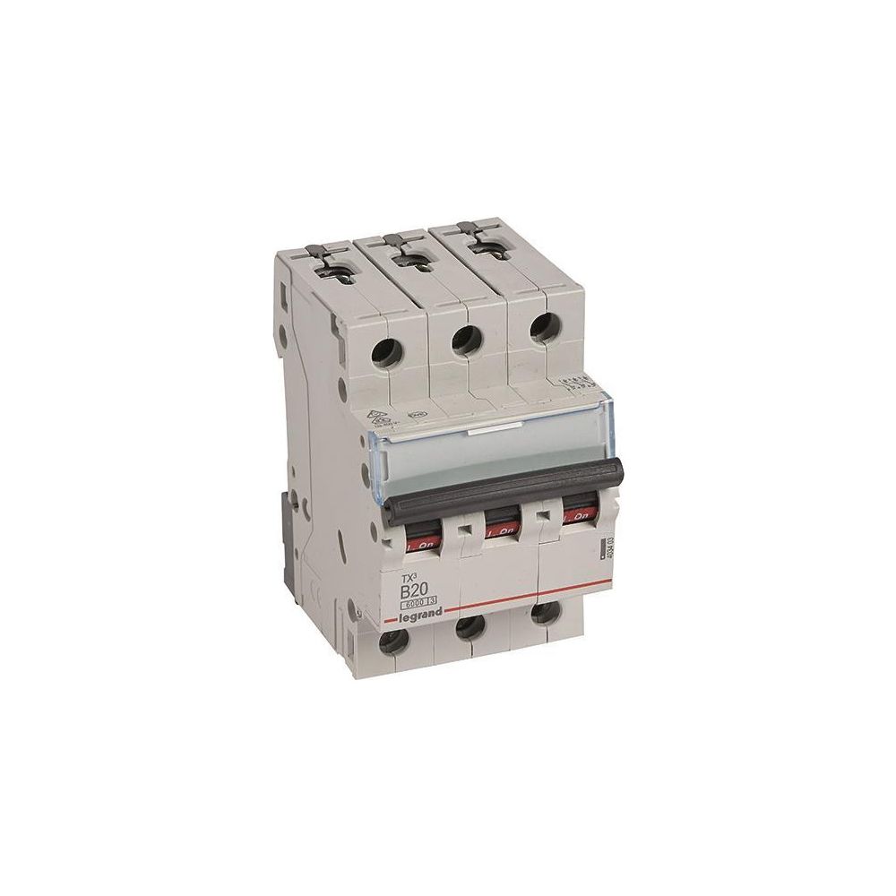 Legrand Leitungsschutzschalter TX3 B20A, 3-polig, 6kA, 400V, 3TE, 403403... LEGRAND-403403 3414970387561 (Abb. 2)